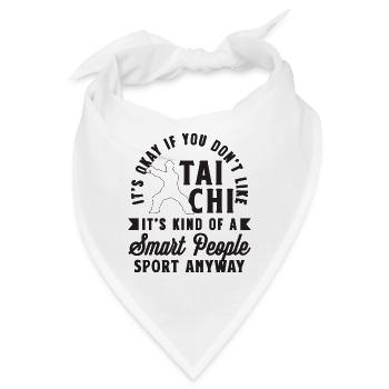 It's Okay If You Don't Meditation Tai Chi Lover - Bandana - Weiß - Vorne