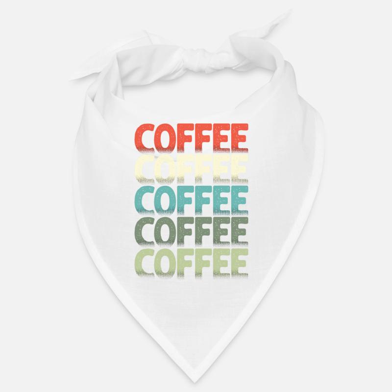 Café Café Café - Bandana - blanc