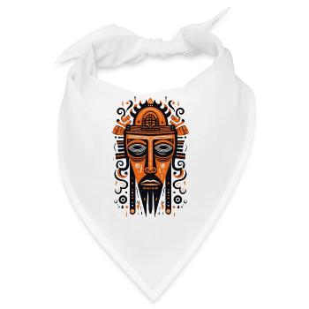 Ich träume, also bin ich, eine Maske - Bandana - Weiß - Vorne
