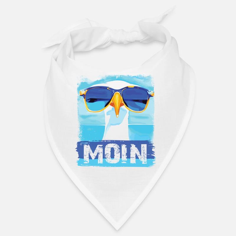 Moin Möwe - blue white Möwen Collection Bandana