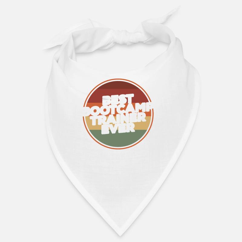 Vintage Best Bootcamp Trainer Ever Training - Bandana - white