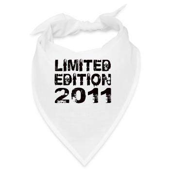 Limited Edition 2011 Geburtstag 2011 Geburtstag - Bandana - Weiß - Vorne