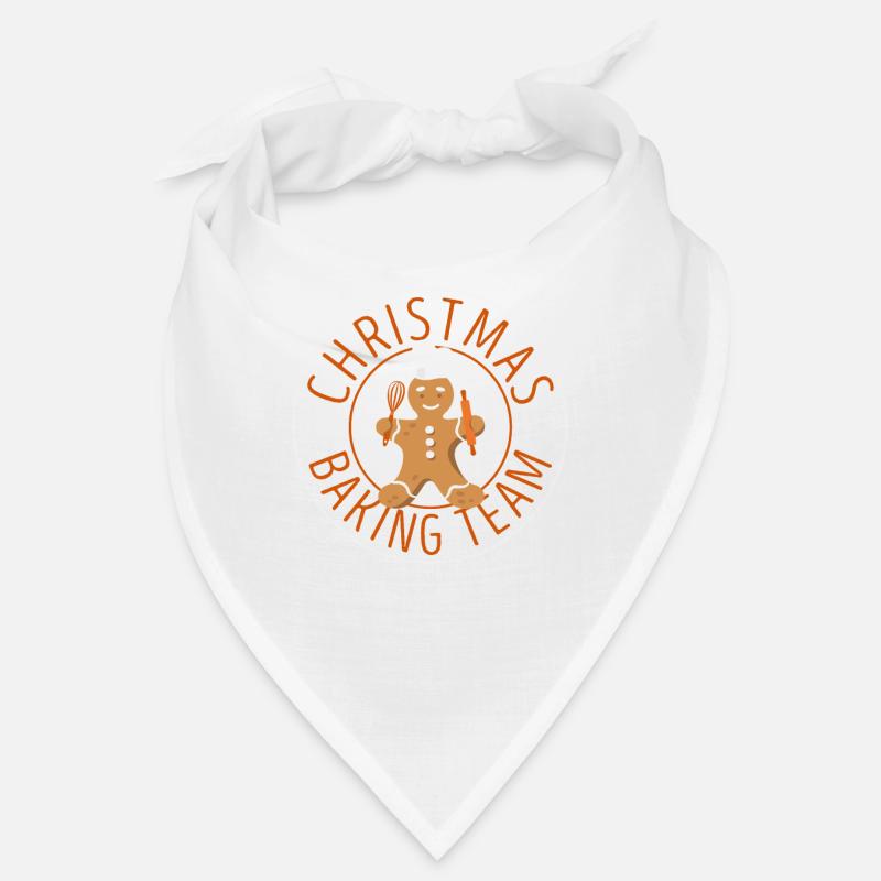 Christmas Bakery Team Funny Gingerbread Man Bandana