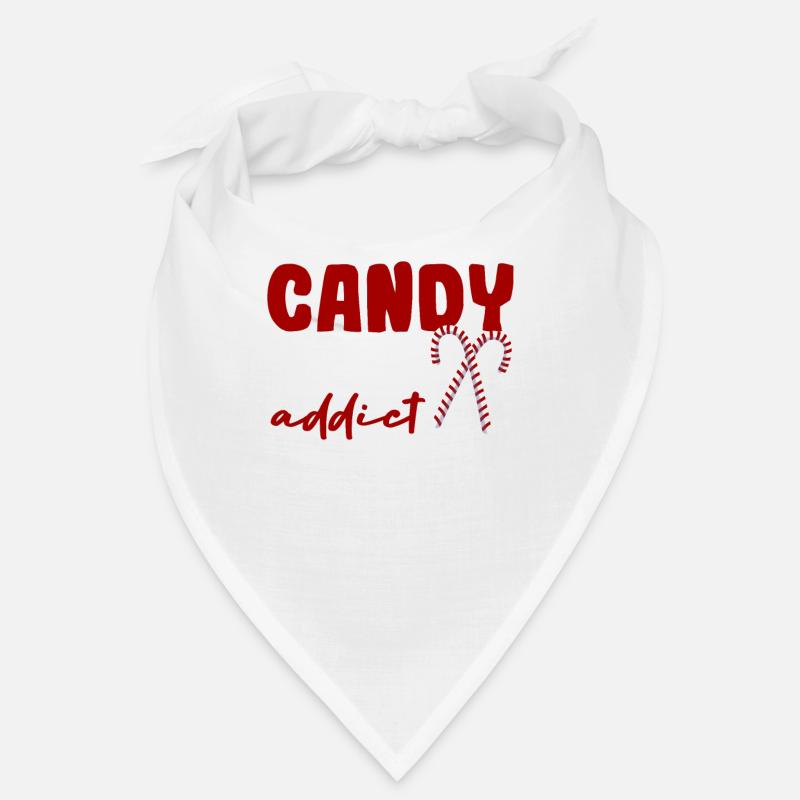 Candy Cane Addict Drôle d’amour de Noël Bandana