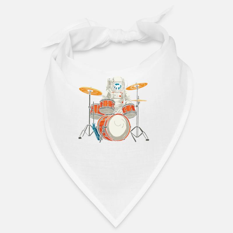 Drums Drummer Drummer Astronaut Bandana