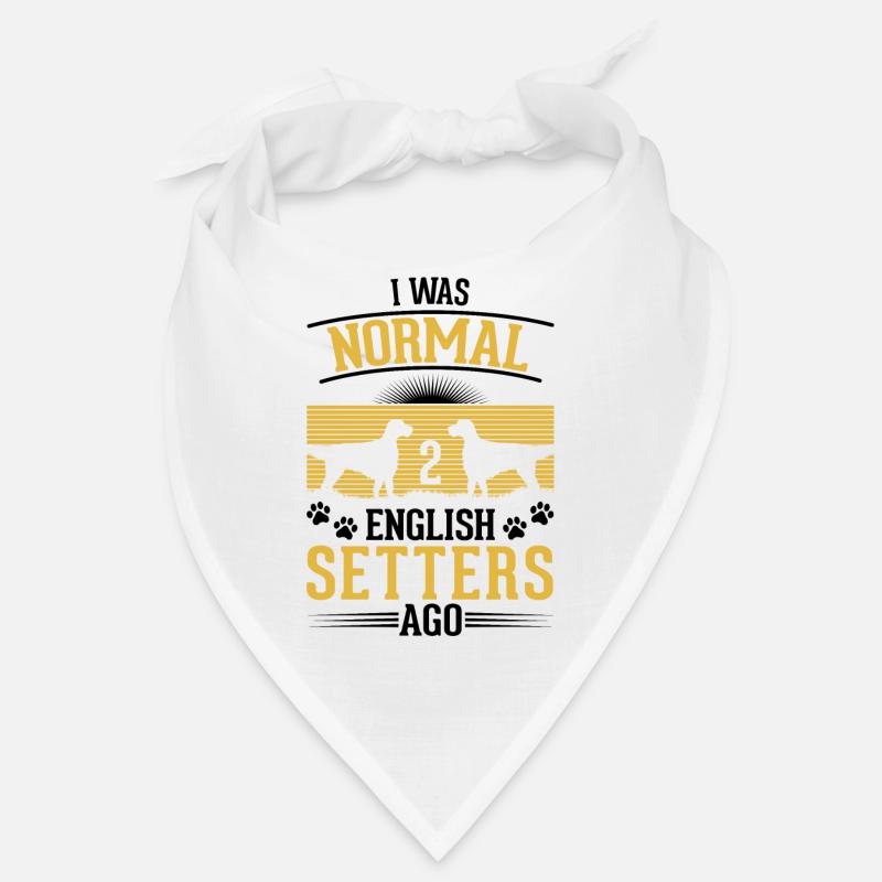 J’étais normal il y a 2 setter anglais Bandana