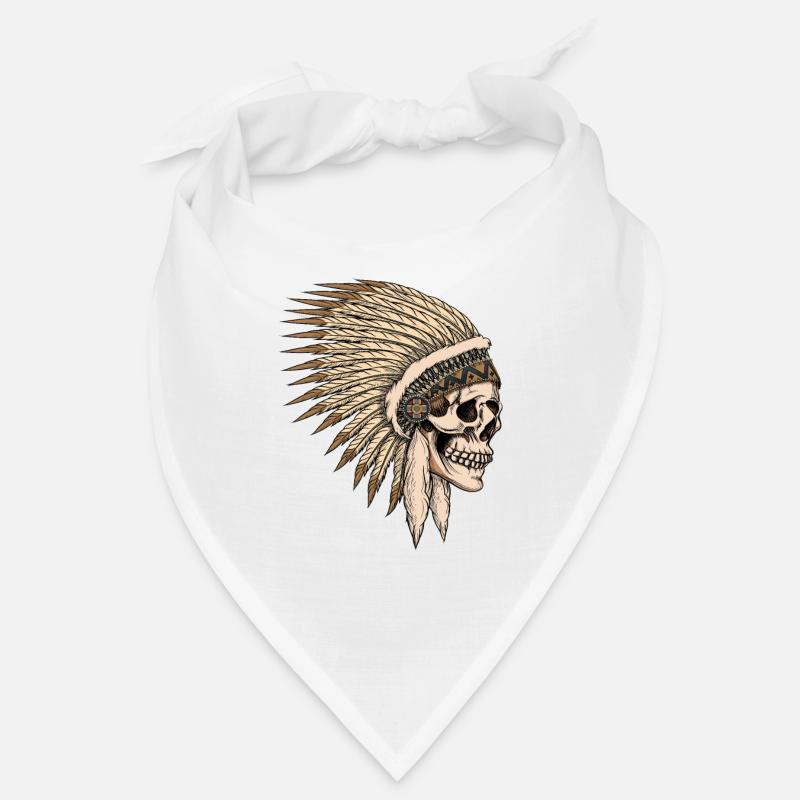 Crâne de chef amérindien Bandana