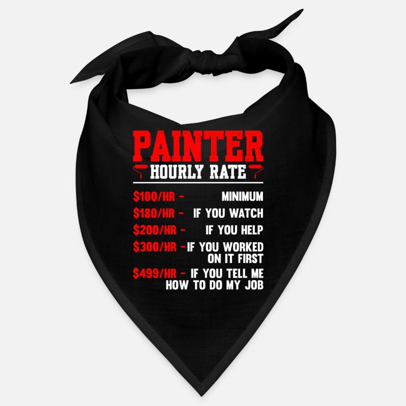 Painter Hourly Rate Painter Bandana