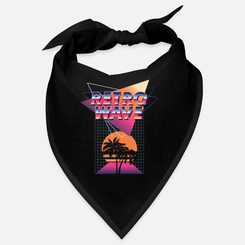 Retrowave Synthétiseur Musique Synthi Retro Bandana