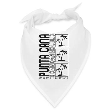 Punta Cana Hemd, Punta Cana Dominikanische Republik - Bandana - Weiß - Vorne