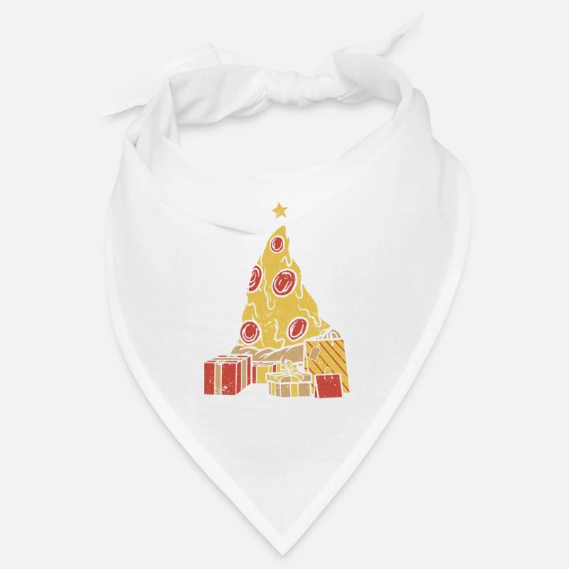 Amateurs de pizza de Noël en croûte joyeuse Bandana