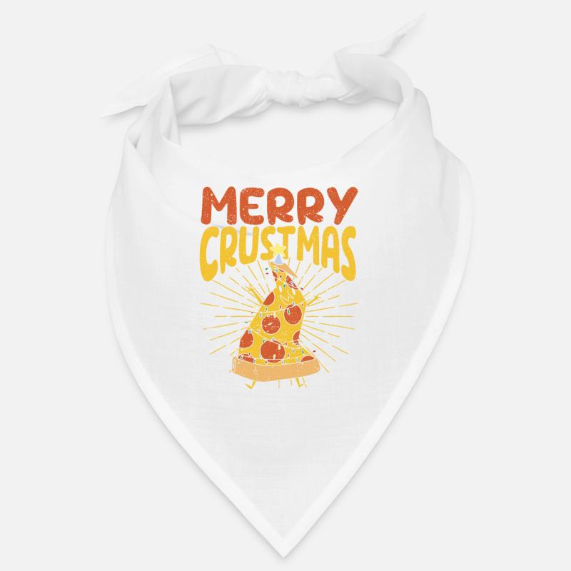 Fröhliche Kruste Weihnachten Pizza Liebhaber Bandana