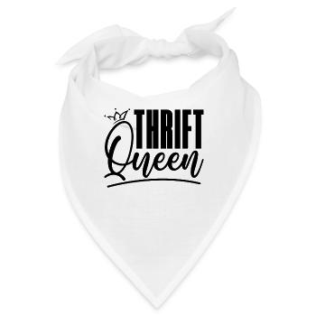 Thrift Queen Thrift Shopping Second Hand Thrifter - Bandana - Weiß - Vorne