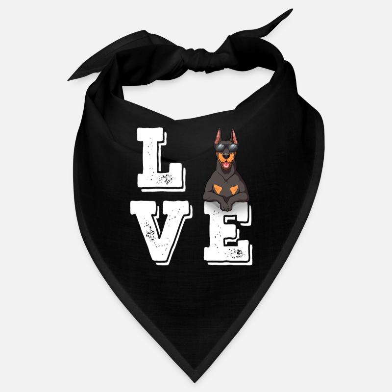 Love Dobermann Bandana