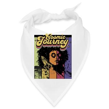 Cosmic Journey - Bandana - Weiß - Vorne