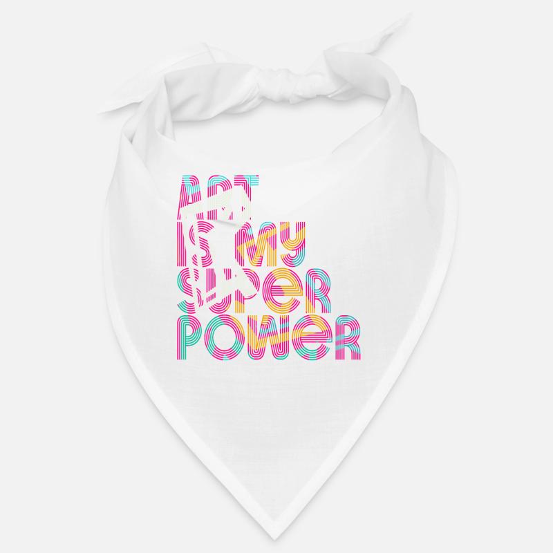 Art Is My Superpower Bandana