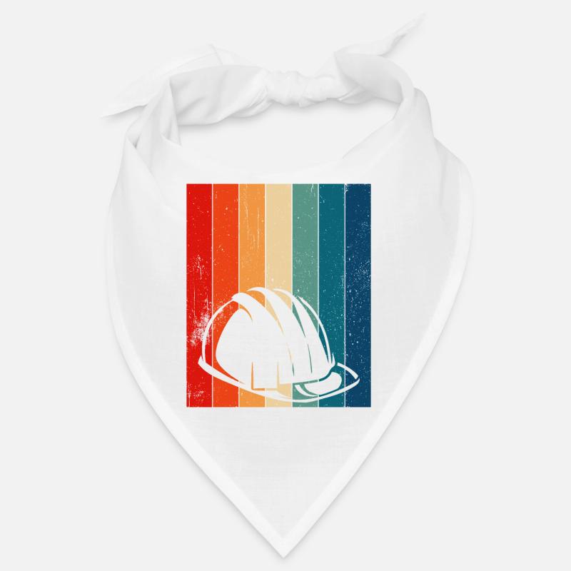 Travailleur de la construction Retro Hard Hat Bandana
