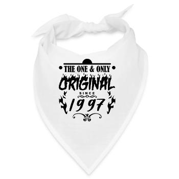 1997 - Baujahr 1997 - Jahrgang 1997 - Bandana - Weiß - Vorne