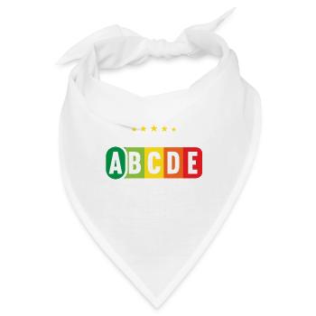 Lebensmittelampel Score 35 Jahre 35 Geburtstag - Bandana - Weiß - Vorne