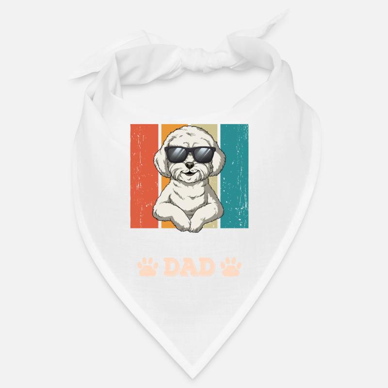 Bichon Dad - Bandana - Weiß