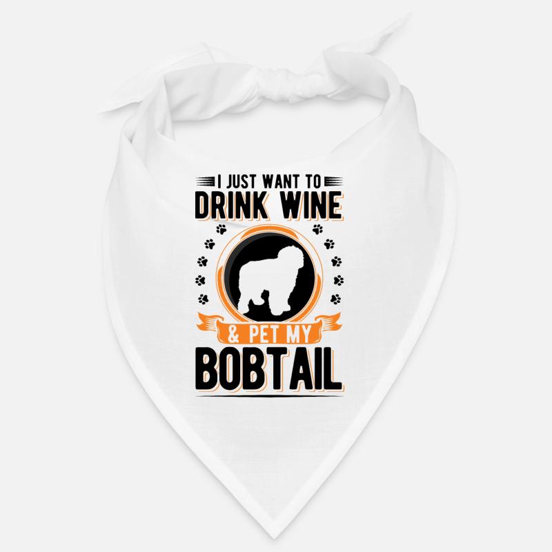 Bobtail et vin Bandana