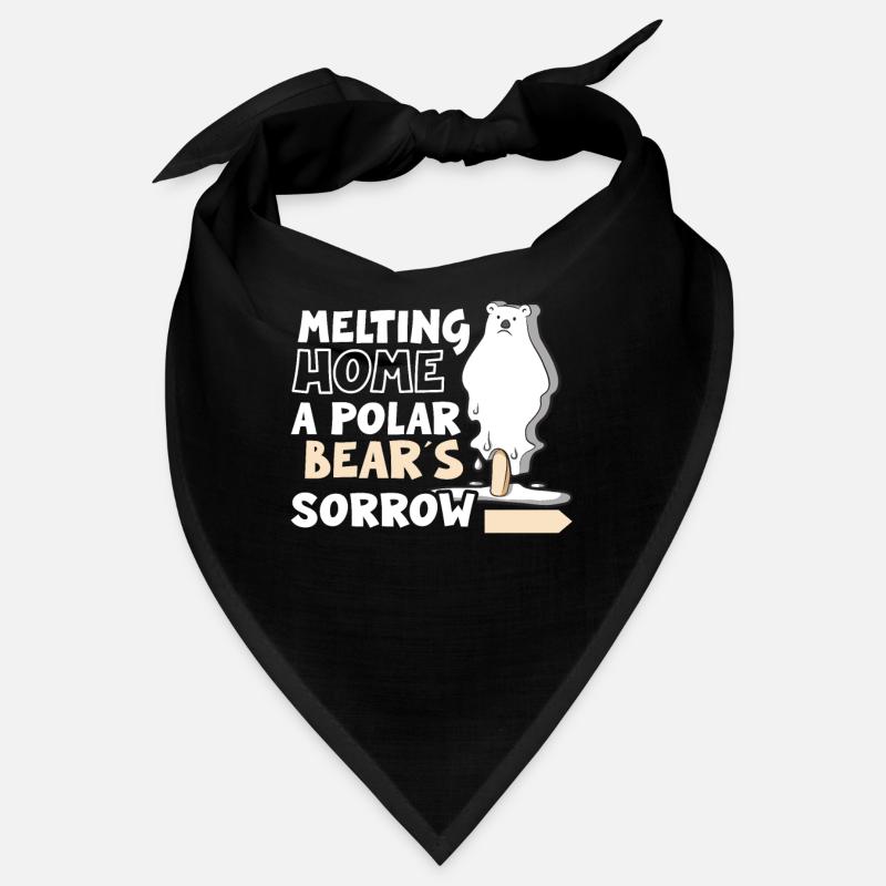 Polar Bear Global Warming Arctic Seal Hunt Bandana