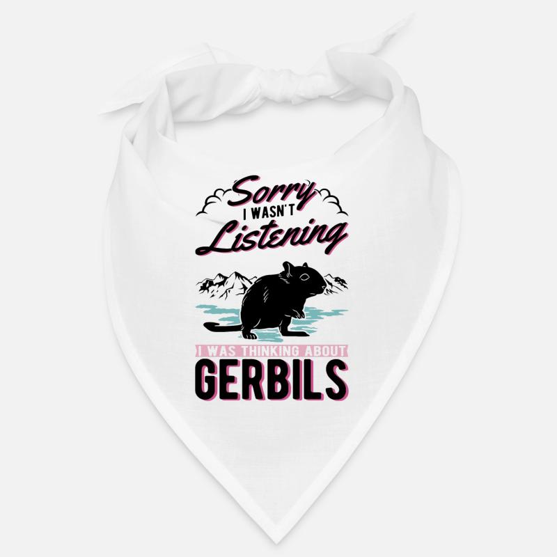 Gerbil Geschenk Mongolische Rennratte Rennmaus Bandana