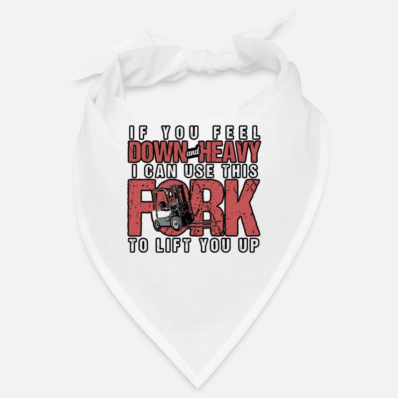 If You Feel Down And Heavy I Can Use This Fork Bandana
