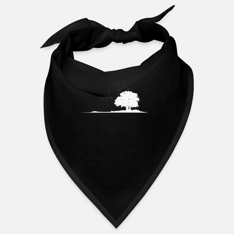 Arbre dans le champ feuilles de nature Bandana