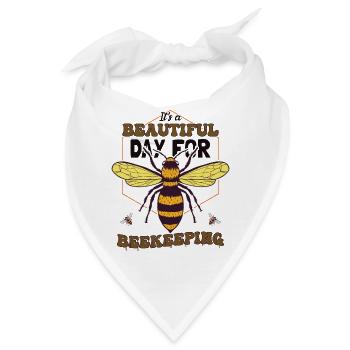 Imkerei Imker Bienenstock Imkerei - Bandana - Weiß - Vorne