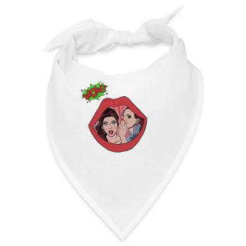 wow - Bandana - Weiß - Vorne