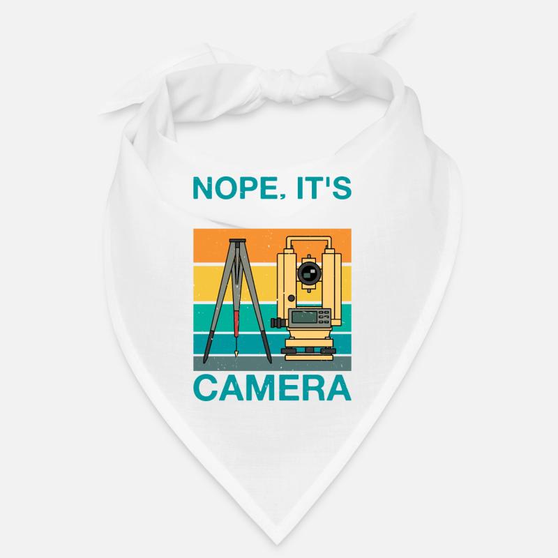 Nope, It's Not A Camera 2 - Bandana - Weiß