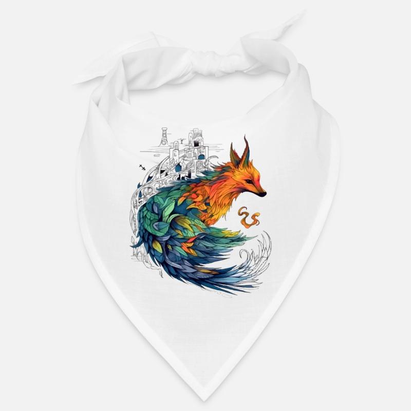 Arki der Phönix - Bandana - Weiß