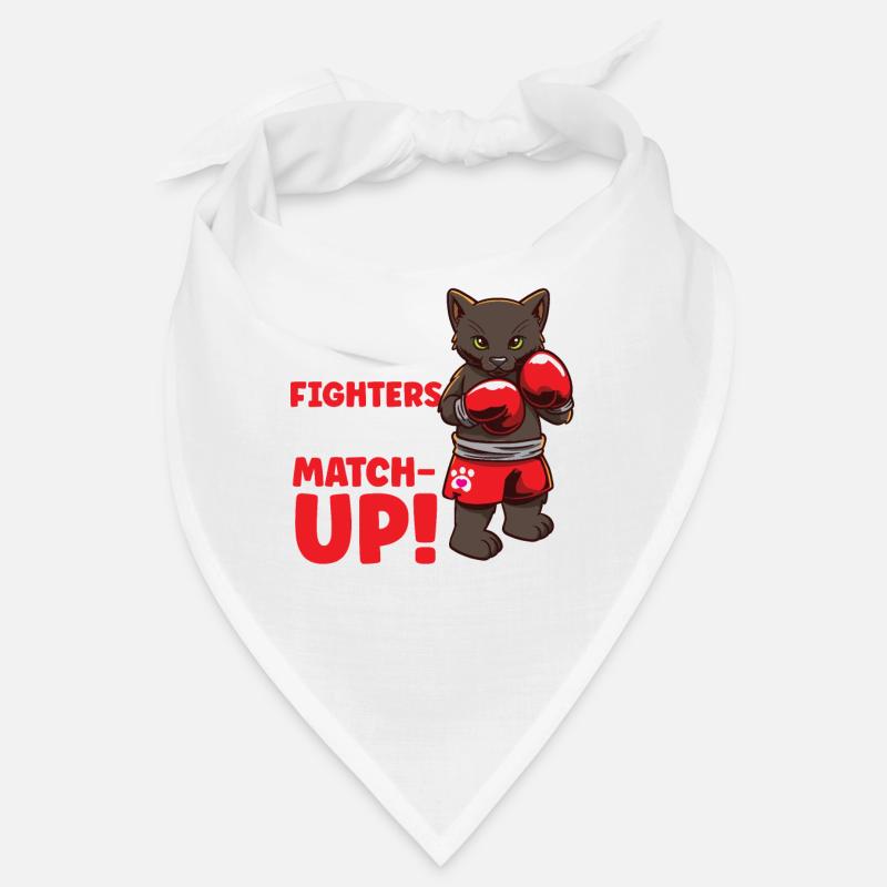 Katze Boxen Boxring Boxerhandschuhe Boxkämpfer Bandana