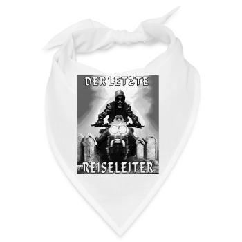MOTORRAD TOD DER LETZTE REISELEITER - Bandana - Weiß - Vorne