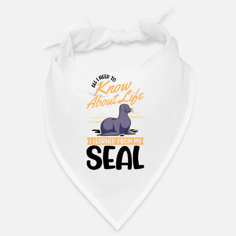 Robbe Geschenk Seehund Seelöwe Bandana