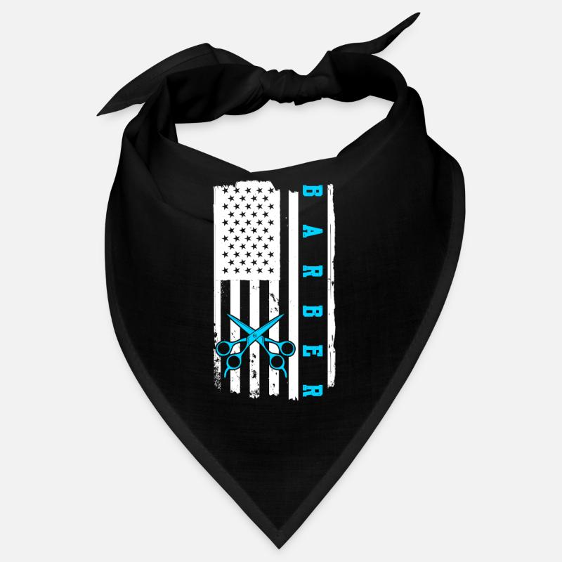 Barber Flag États-Unis Barbier Bandana