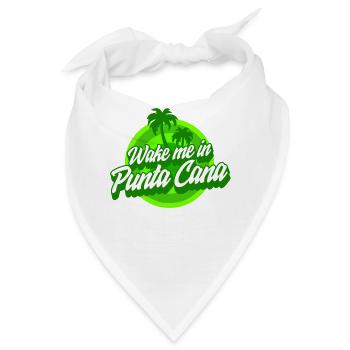 Punta Cana Hemd, Wake Me In Punta Cana Beach T-Shirt - Bandana - Weiß - Vorne