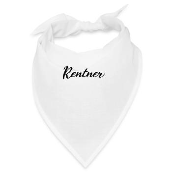 Rentner - Bandana - Weiß - Vorne