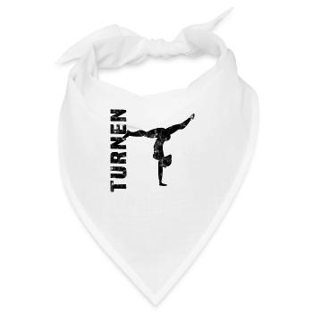 Turnen - Bandana - Weiß - Vorne