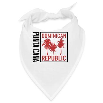 Punta Cana Hemd, Punta Cana Dominikanische Republik - Bandana - Weiß - Vorne