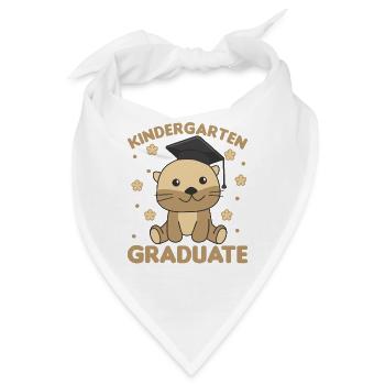 Kids Kindergarten graduate Otter Graduation - Bandana - Weiß - Vorne