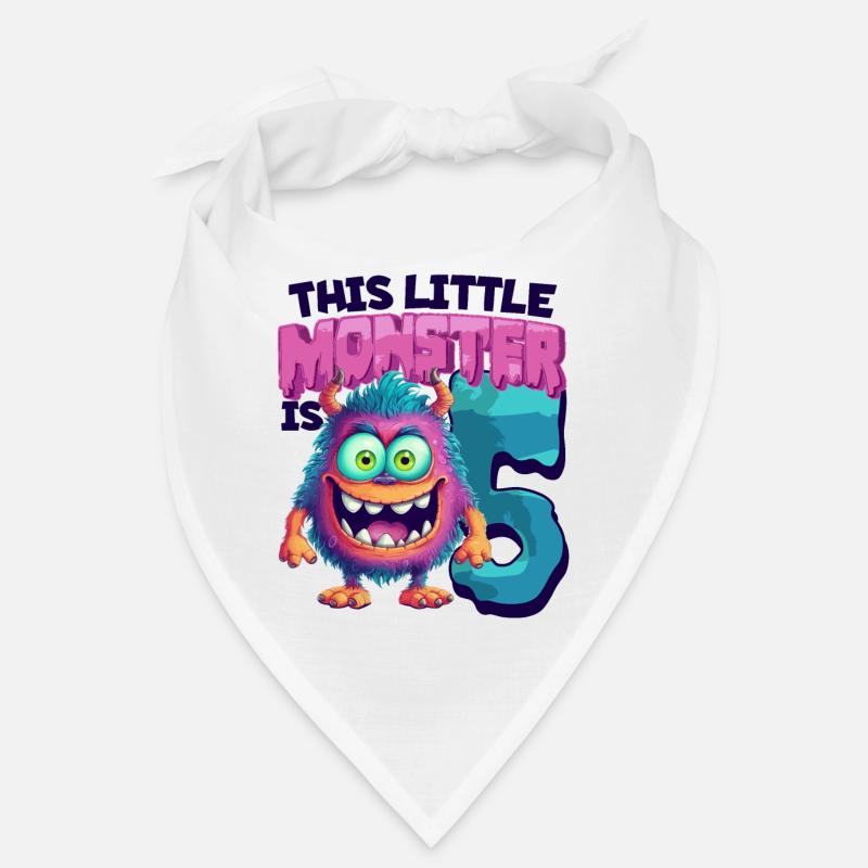 Ce petit monstre a 5 - cinq ans - 5. Bandana