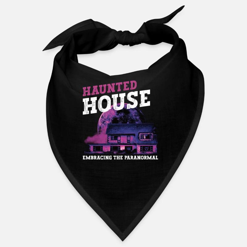 Horror Paranormal Haunted House Creepy Halloween Bandana
