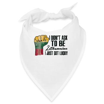 Litauischer Stolz Litauische Flagge Gewachsen - Bandana - Weiß - Vorne