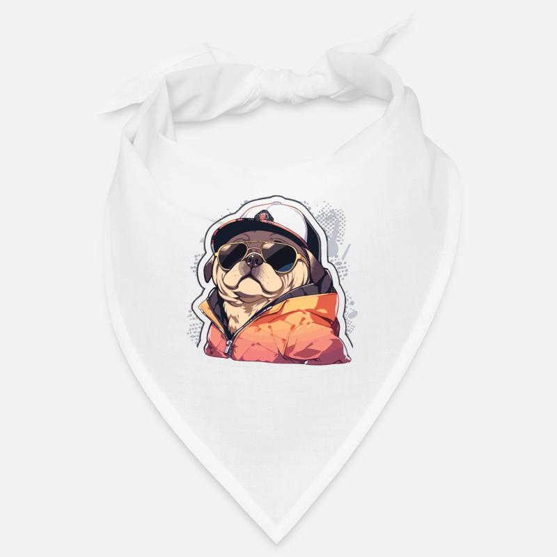 Mops Mops Hund Mops Sonnenbrille Mops Geschenk Bandana