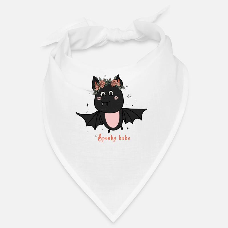 Design rétro d’Halloween: Spooky Babe Bat Bandana