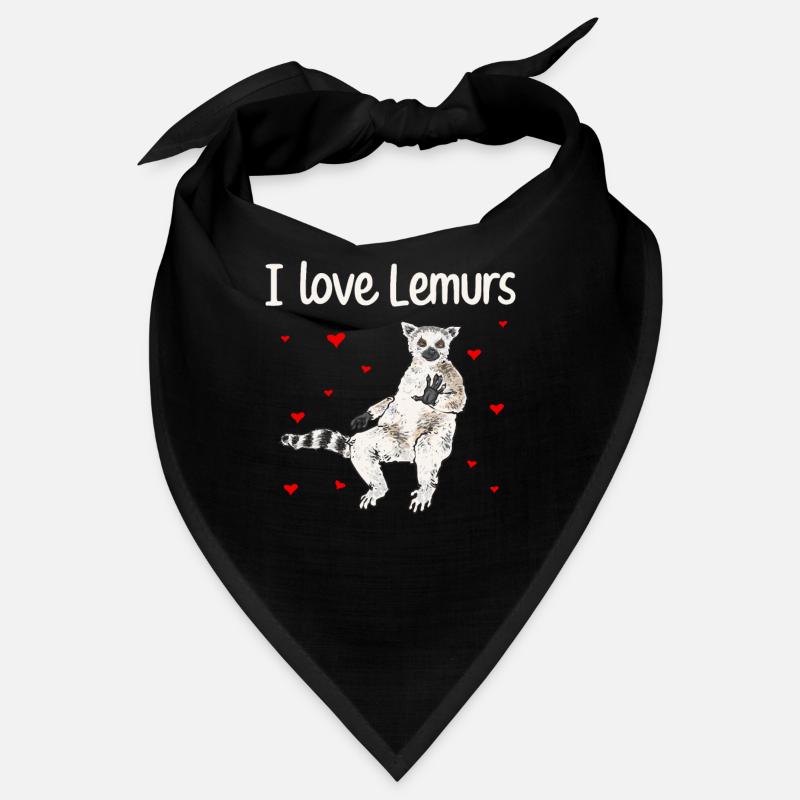 Lémurien à queue annelée Bandana