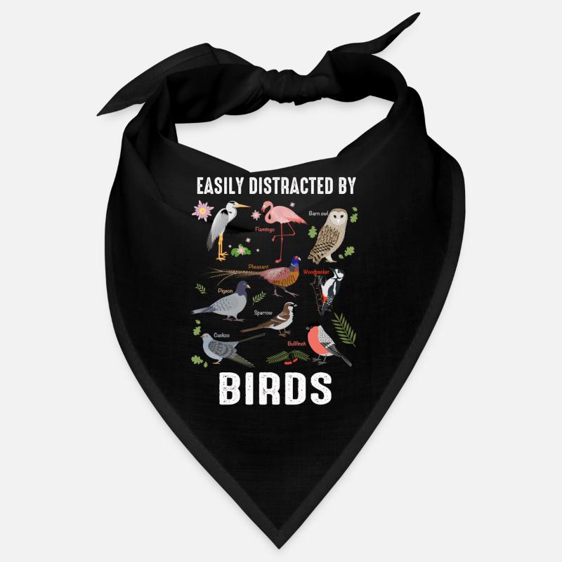 Facilement distrait par les oiseaux Bird Lover Bandana
