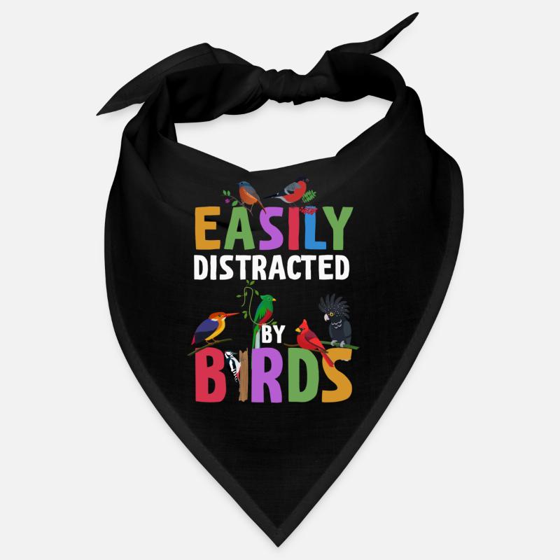 Facilement distrait par les oiseaux Bird Lover Bandana